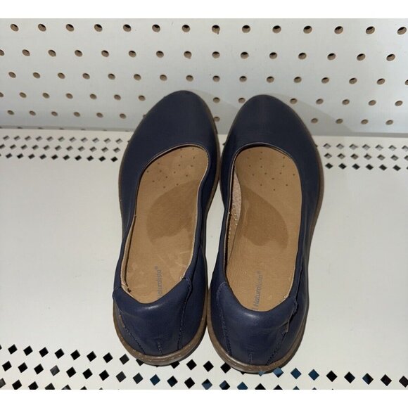 El Naturalista N5300 Womens Leather Slip On Ballet Flats Size EU 38 US 8 Blue - Picture 2 of 8